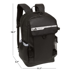 Tackle Gear 27 L Fishing Tackle Backpack, Black, Unisex, Polyester, Adult