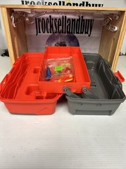Fishing Tackle Box Organizer with Tackle Included Complete Ready2fish Brand NEW