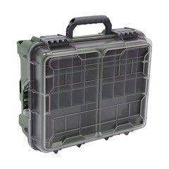 Fishing Tackle Storage Box, Fishing Tackle Box With Small Removable Tackle Tray