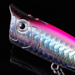 3 Pack Popper Fishing Lure Floating Topwater Bait 7.5cm 9cm for Bass Pike