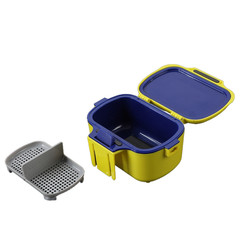 Live Bait Box Thickened ABS Body Tight-lock Snap Lid Removable Dividers