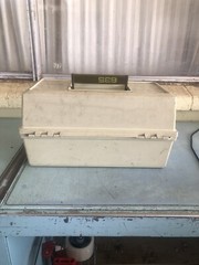 Vintage Rebel 635 Hard Plastic 3 Tray Fishing Tackle Box
