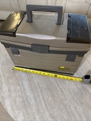 Plano Fishing Guide Series 4 Drawer Tackle Box Sandstone Model 757 G Made in USA