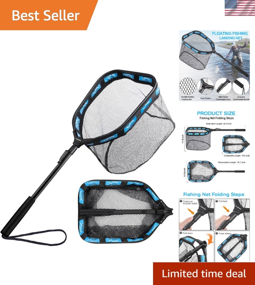 Floating Fishing Net for Steelhead, Salmon, Fly, Kayak, Catfish, Bass, Trout …