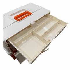 Vintage 80’s Plano 747 M Jumbo Medical/Tackle Box 29 Compartments VGC USA