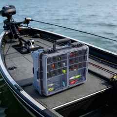3-Layers Large Fishing Tackle Storage Box Removable Tackle Tray Utility Boxes