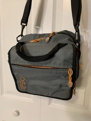 OC Soft-Sided Fishing Tackle Bag Gray Orange