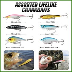 All-in-One Tackle Box with 102 Fishing Lures – Ideal for Freshwater Enthusiasts