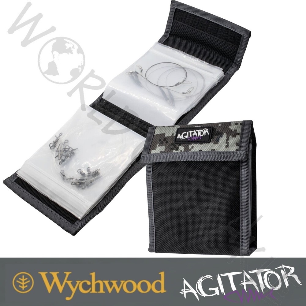 Wychwood Agitator Lure Trace Rig Wallet Pouch Storage Sea Fishing Spinning