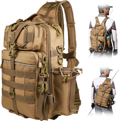 Outdoor Tackle Bag – Large Water-Resistant Fishing Backpack