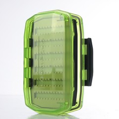 Umpqua Essential Silicone Medium Waterproof Fly Box – Hot Green – Free Shipping