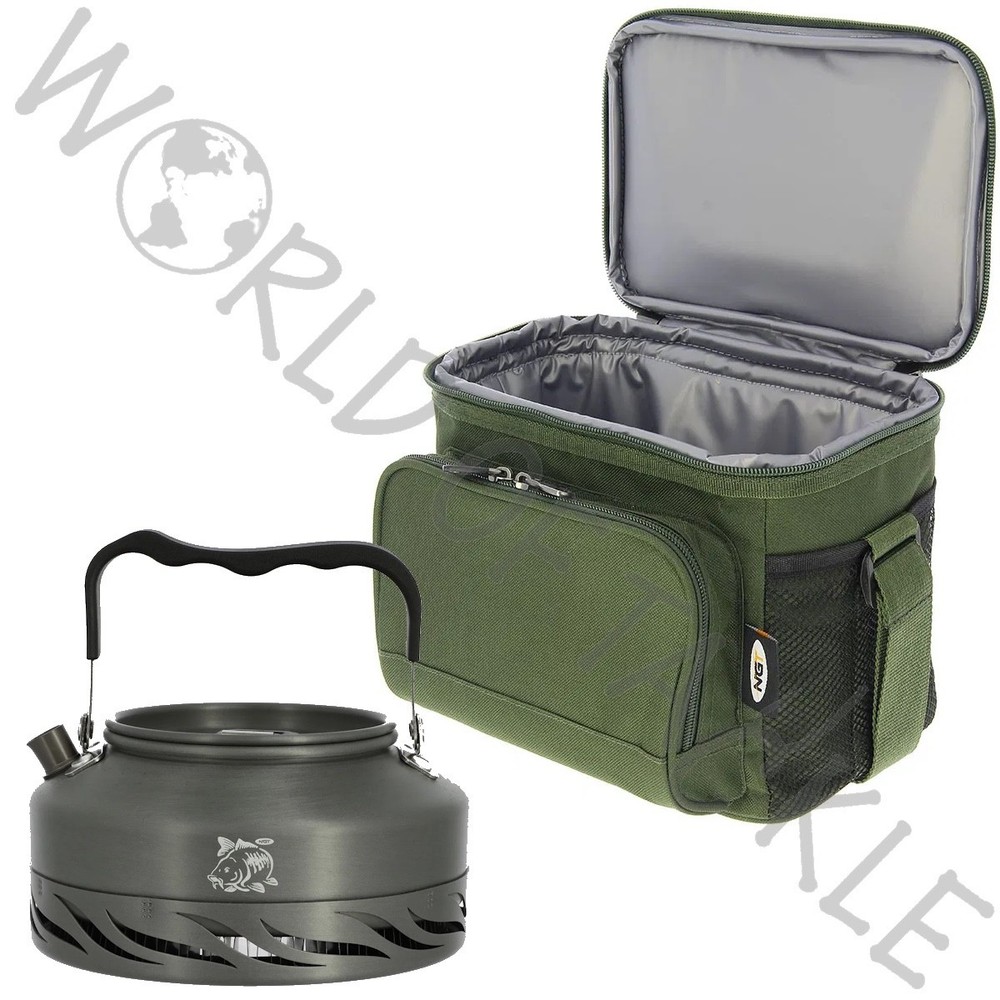 NGT Cool Bag Insulated AND Fast Boil Kettle 0.8ltr Personal Carp Fishing Camping