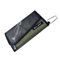 Lure Bag Fishing Jig Tackle Bag 6-Pocket Storage Soft Bait Jig Bag Waterproof
