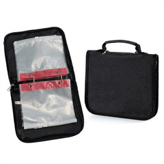 Soft Bait Binder with 10pcs PVC Bag Fishing Lure Storage Bag Wallet Tackle
