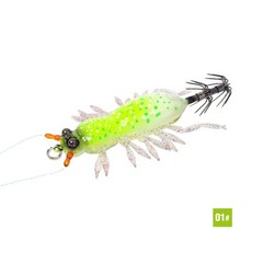 UV Glow Squid Jig EGI Lure 5.5cm 8.9g Slow Sinking Hook for Night Sea Fishing
