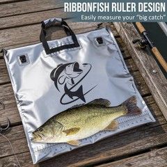 Fish Tournament Weigh in Bag for Bass Fishing, Heavy Duty Insulated Live Fish…