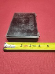 Vintage Garcia 6 Compartment Tackle Box 6-L x 4-W x 1-D Terrific Cond. Germany !