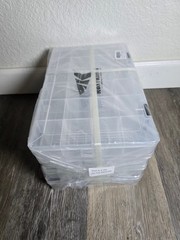 KastKing Tackle Boxes 4 Pack Clear Plastic Trays Lure Organizer New Sealed