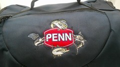 Penn Tackle Tournament Fishing Bag Med Navy Blue Padded Compartments Swordfish