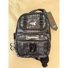 KastKing BaitSpace Fishing Sling Backpack Black Camo Tackle Bag NWT