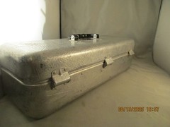Vintage UMCO Model 53 Aluminum 18” Fishing Tackle Box used good condition