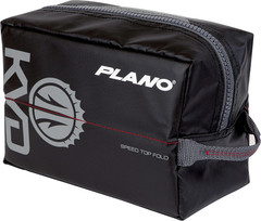 Plano KVD Wormfile Small Speedbag, Black TPE, Water-Resistant Fishing Storage