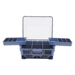 3-Layers Large Fishing Tackle Storage Box Removable Tackle Tray Utility Boxes