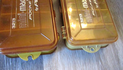 2 PLANO Mini Magnum 3213 Double Sided 13 Compartment Tackle Boxes