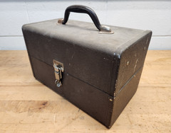 Vintage Kennedy Kits 613 AL 3-Tray Tackle Box Metal Brown USA