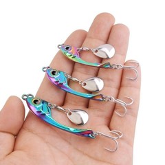 Saltwater Freshwater Metal VIB Lure Kit 8/10/15g for Bass and Blackfish