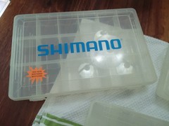 3 Shimano SHM-370 Plastic Tackle Box Tray, All Inserts