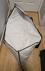 Offshore Angler Fish Bag White with Black Strap