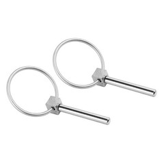 1/2Pcs Round Safety Pin Tractor Linch Pin Clip Retaining Clip Fasteners
