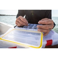 Plano Waterproof 3500 StowAway Tackle Storage Box, 9.125″L x 4.875″W x 1.5″H