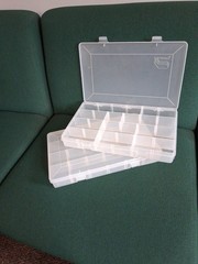 Plano StowAway Utility Tackle Boxes 14×8.5″ – Clear – 3-Pack