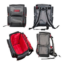 Tronixpro Sea Fishing Rucksack Grey Black Red Luggage Bagpack Tackle