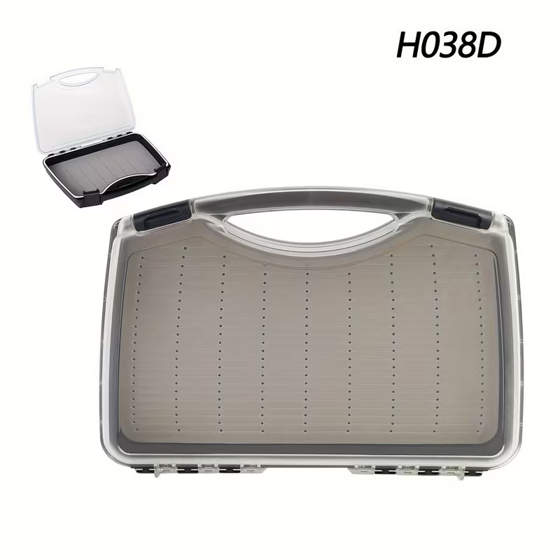 Waterproof Fly Fishing Box – Super Large ABS Plastic & PC Transparent Lid Tube