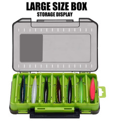 Large/Small Multi-Color Waterproof Double Sided Fishing Lure Box