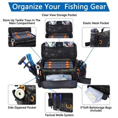 Pro Fishing Tackle Kit Bag: Waterproof, Lures, Tools & Tackle Box Gift for Men