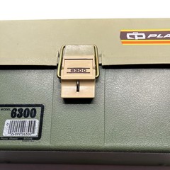 Vintage Plano 6300 Two-Tone Green Plastic 3 Tray Tackle Box