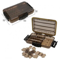 Adjustable Dividers Fishing Tackle Box,Translucent Plastic Fishing Lure Box