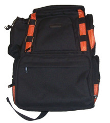 Lixada Black & Orange Fishing Tackle Small Backpack with Rain Cover (C3)