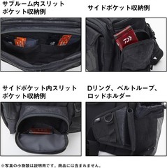 Daiwa Hip Bag D Fishing Tackle Waist Bag Black P From Japan