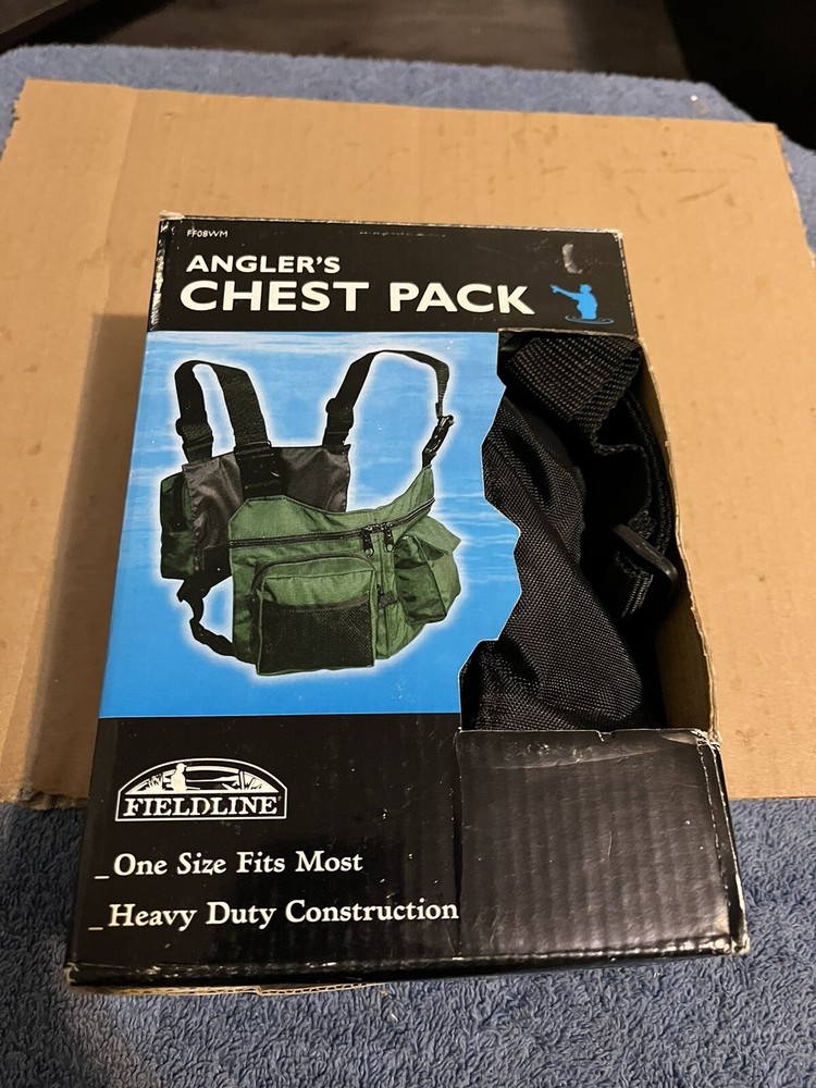 Fieldline Angler’s Fishing Chest Pack, Olive Green