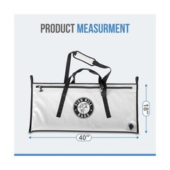 Flat PVC Tarpaulin Insulated Fish Cooler Kill Bag – Waterproof, 3 Sizes