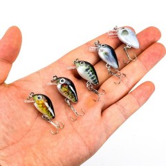 1.8g 3cm Crankbait Lure Set 5PCS for Bass Fishing with Synthetic Material Build
