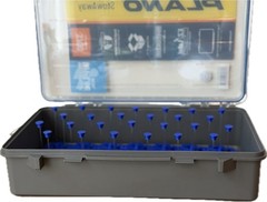 Urchin Coike Style Fishing Tackle Trays for Boxes (Light Blue, Fits Any Box)