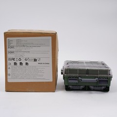 Fishing Tackle Storage Box, Fishing Tackle Box With Small Removable Tackle Tray