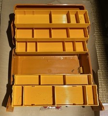 Vintage Fenwick 3.5 Box With Vintage Lures/tackle. Father’s Birthday Coming Up!