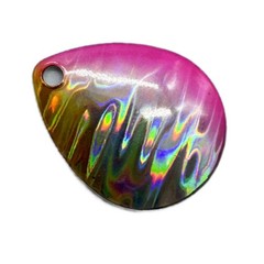 Fishing Lures Spinner for blades Kit 10pcs Copper UV Modified Colorful for